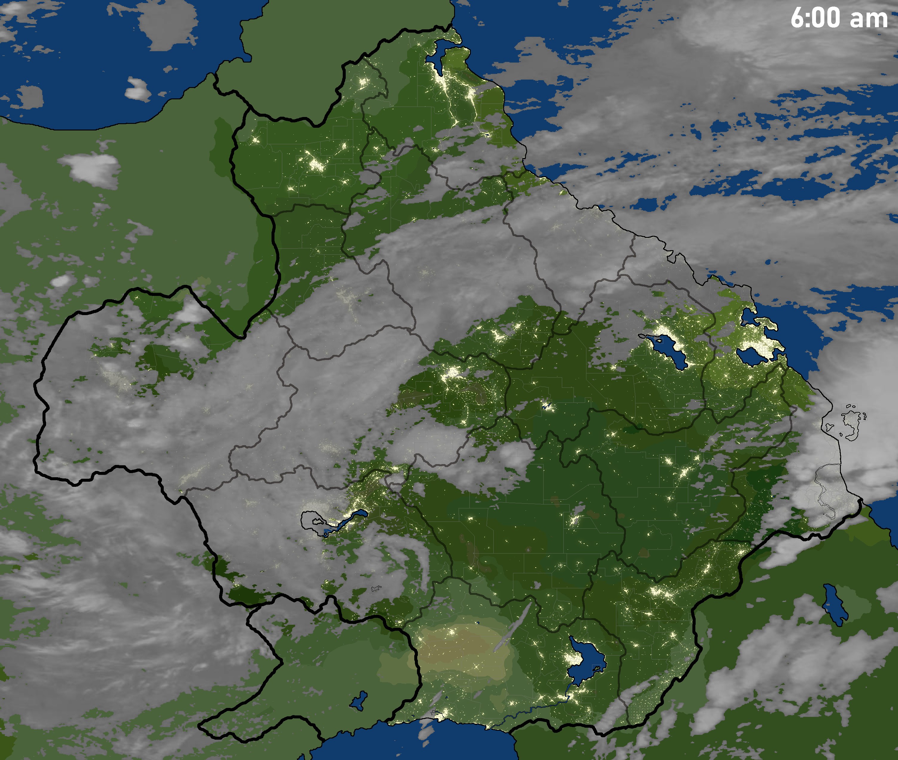 Satellite map: August 1st 2025 6:00 AM