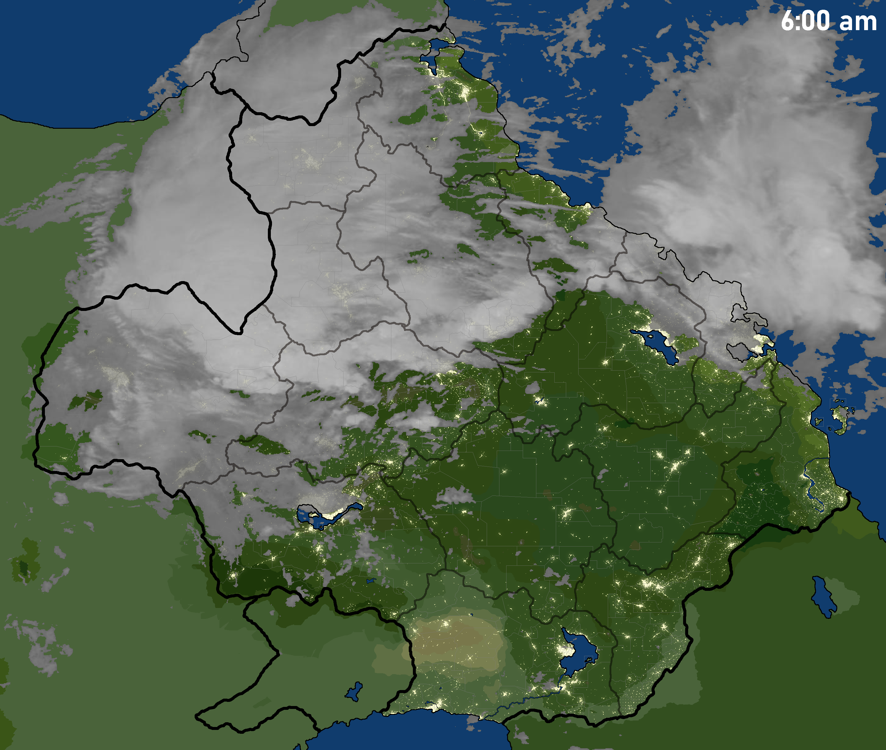 Satellite map: June 17th 2025 6:00 AM